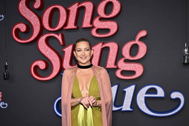 Kate Hudson attends the premiere of "Song Sung Blue" at AMC Lincoln Square on Thursda ...