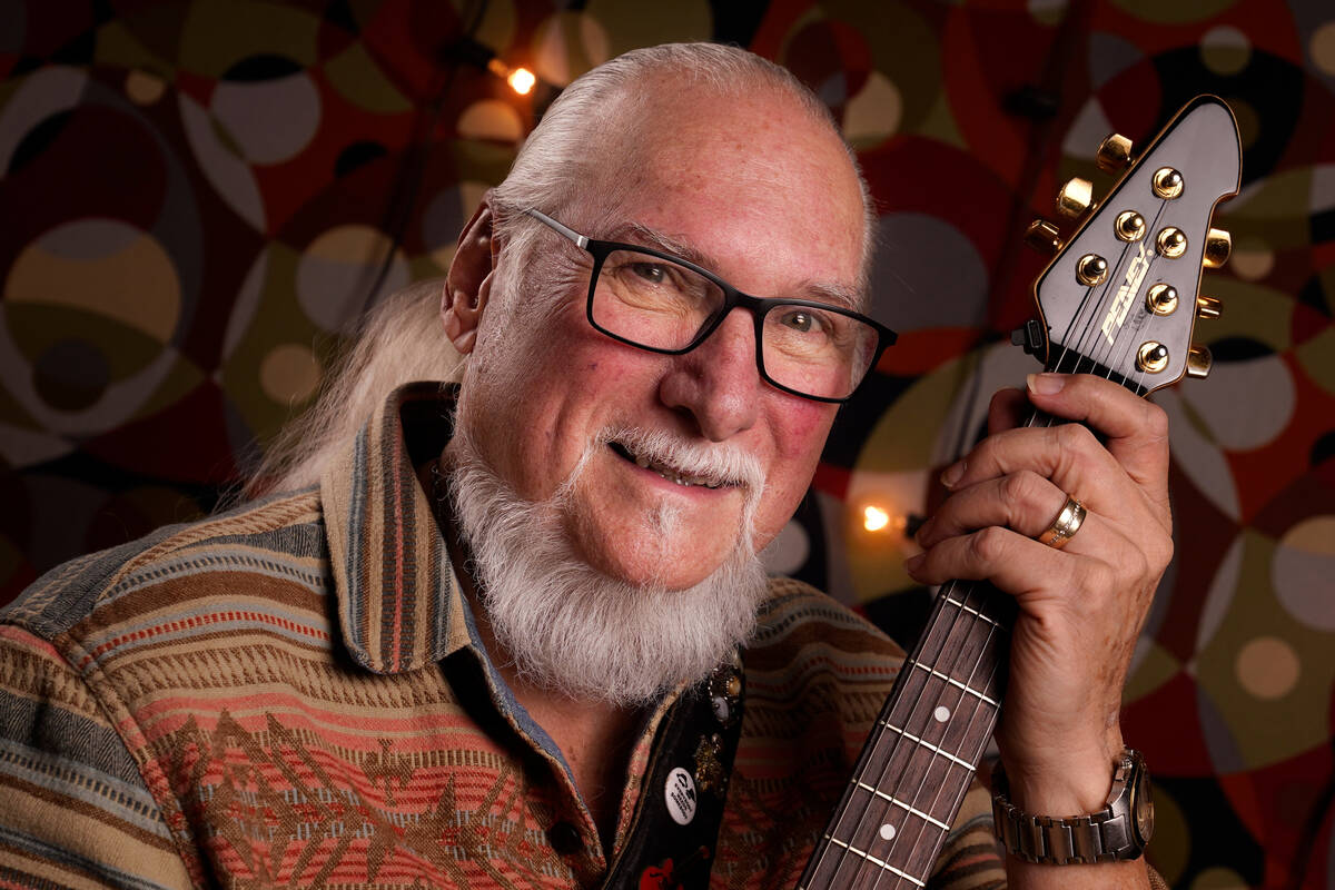 FILE - Guitarist, songwriter and record producer Steve Cropper poses Wednesday, Dec. 2, 2020, i ...