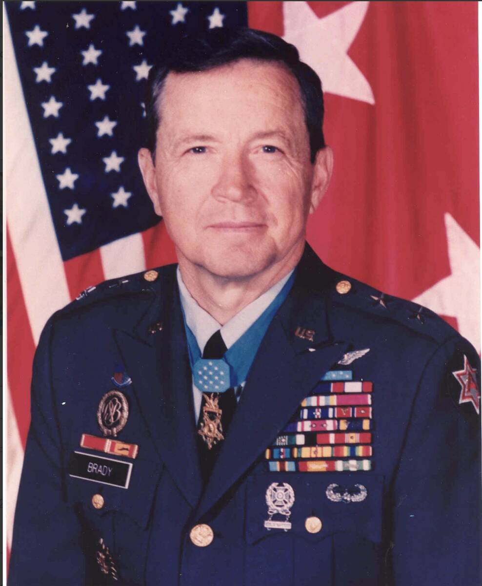 Major General Patrick Brady has earned dozens of medals and honors for his distinguished servic ...