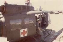 Major General Patrick Brady, shown in Vietnam during one of his two tours of duty piloting heli ...