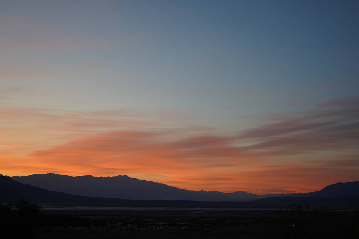 A winter sunset at Death Valley, the largest national park in the Lower 48. (Natalie Burt)