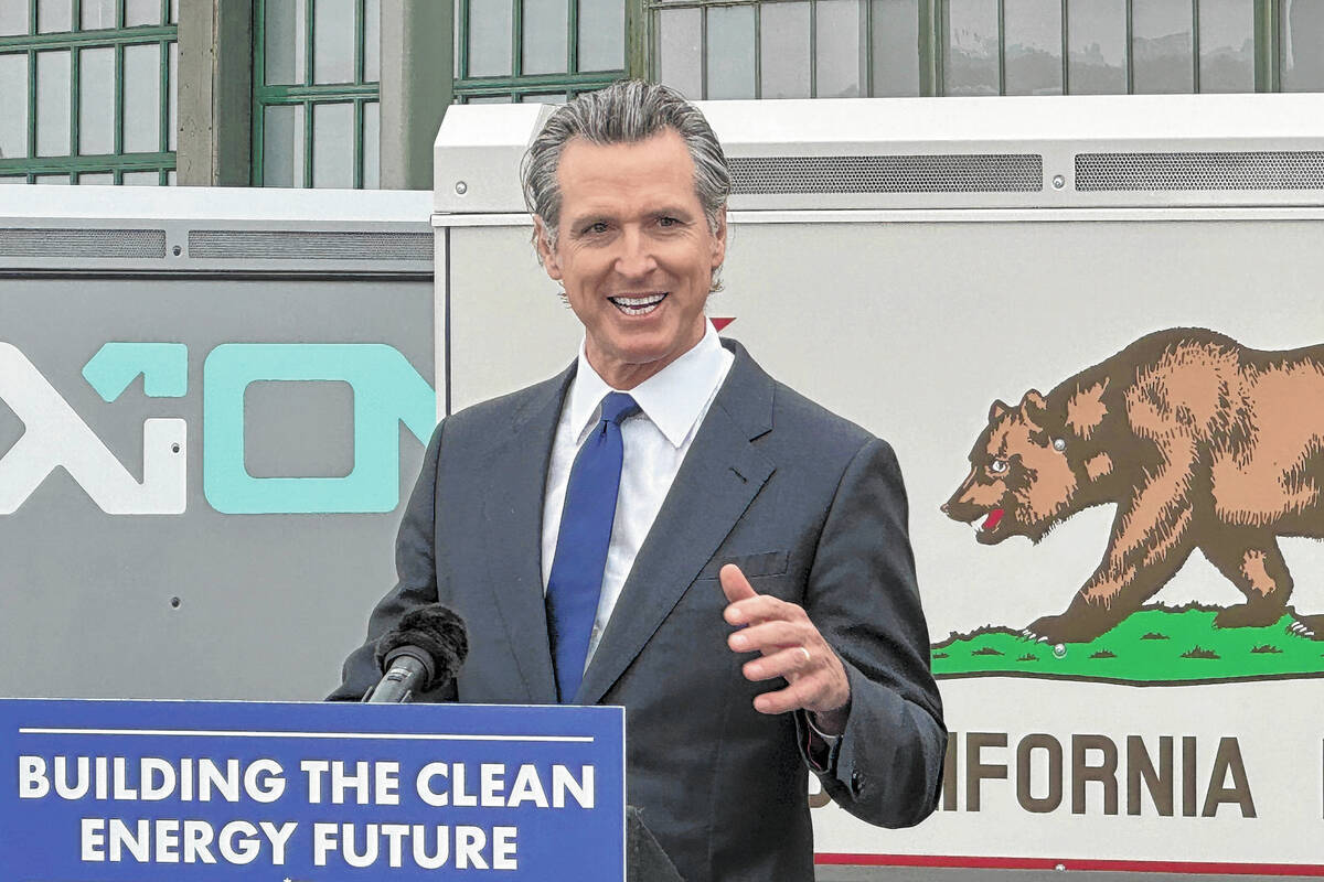 FILE - California Gov. Gavin Newsom. (AP Photo/Adam Beam, File)