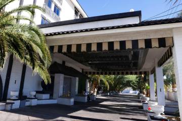 The Lexi hotel at 1501 W. Sahara Ave., is seen on Monday, Dec. 1, 2025, in Las Vegas. (Bizuayeh ...