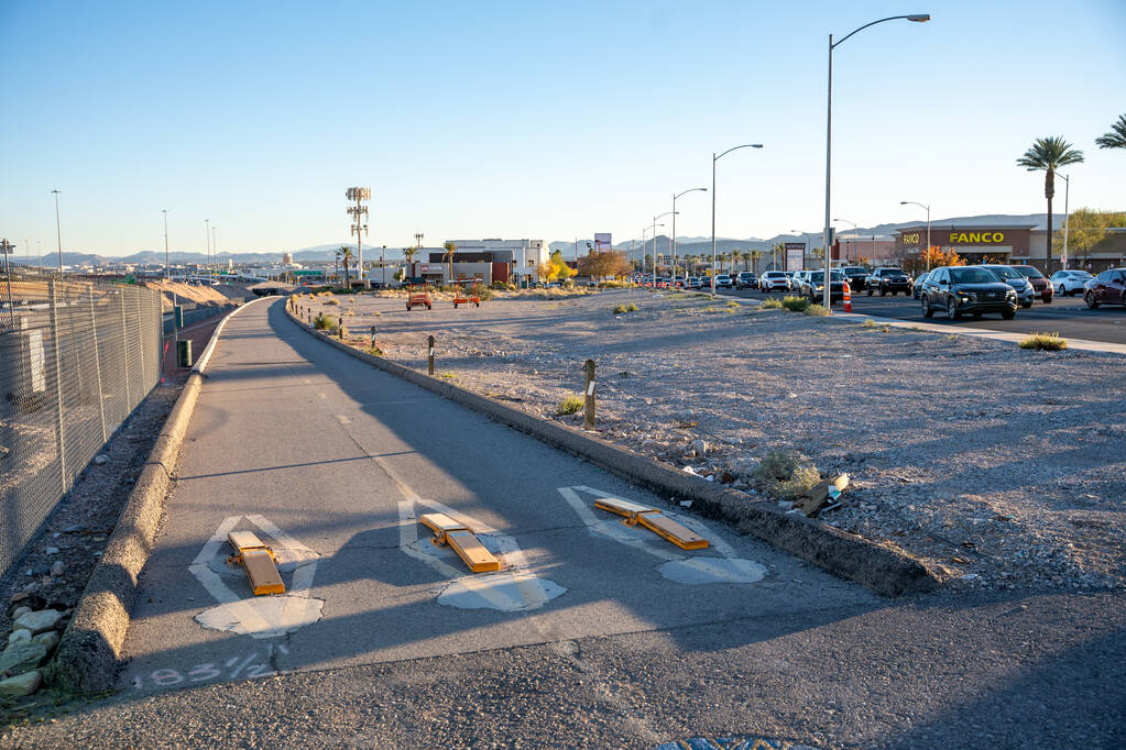 A piece of the Western Beltway Trail can be seen at the intersection of Peace Way and Fort Apac ...