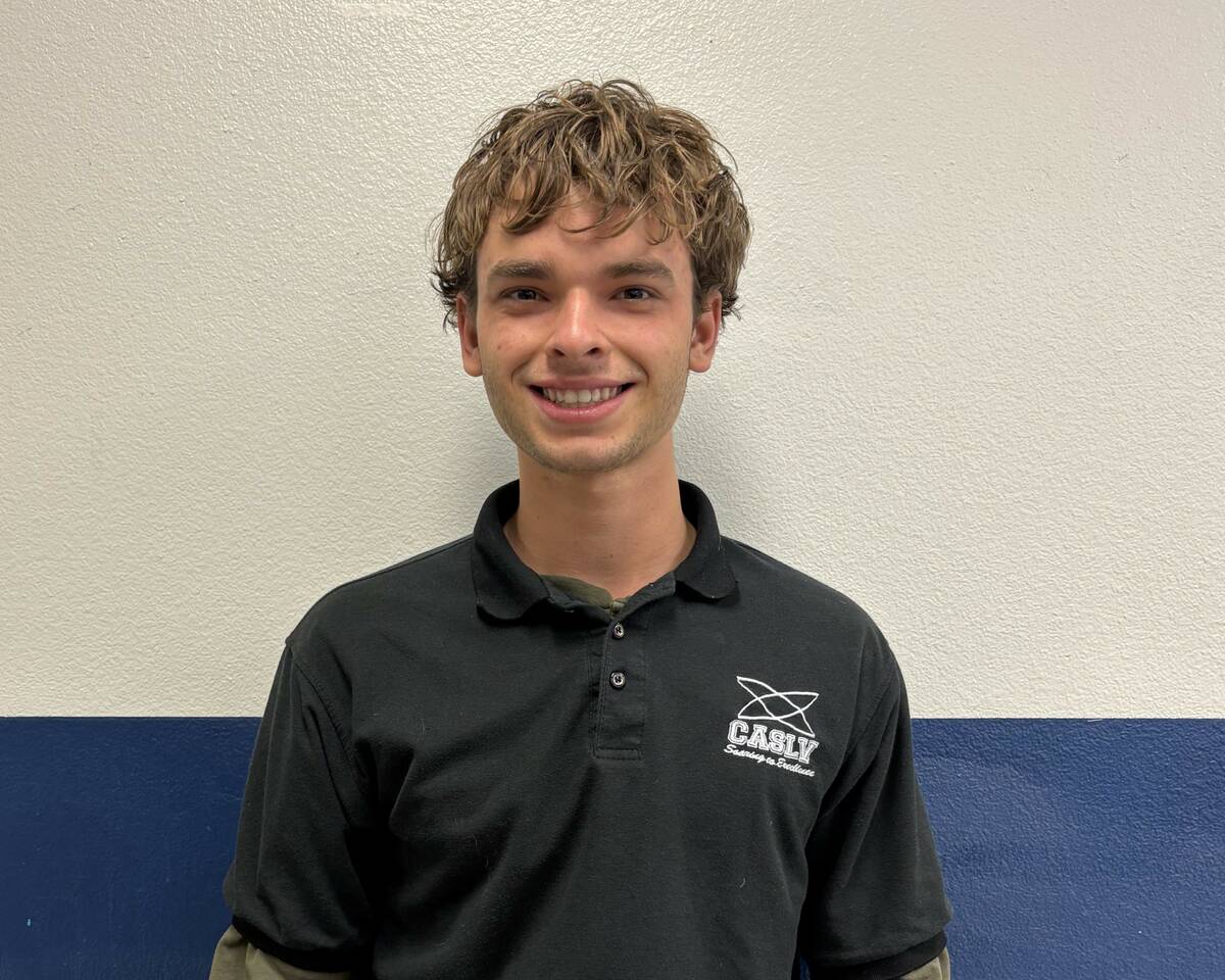 Coral Academy's Austin Gyorif is a member of the Nevada Preps All-Southern Nevada boys tennis t ...