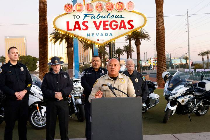 Metropolitan Police Department Deputy Chief Jose Hernandez speaks about a multi-jurisdictional ...