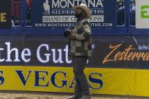 Click Thompson does some scouting out and prep work before moving into position for Friday's se ...