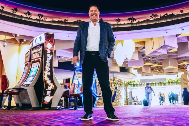 Virgin Hotels Las Vegas president Cliff Atkinson stands for a portrait inside of the Virgin Hot ...
