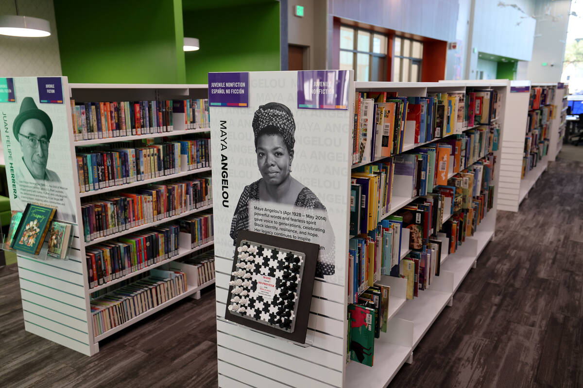 The new West Las Vegas Library at 1861 Martin Luther King Blvd. near Lake Mead Boulevard in Las ...
