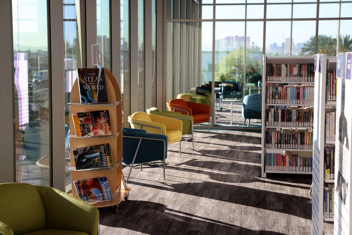 The new West Las Vegas Library at 1861 Martin Luther King Blvd. near Lake Mead Boulevard in Las ...