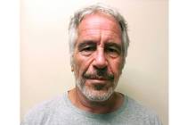 FILE - This photo provided by the New York State Sex Offender Registry shows Jeffrey Epstein, M ...