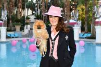 LAS VEGAS, NEVADA - NOVEMBER 02: Lisa Vanderpump poses for a photo during the announcement of h ...