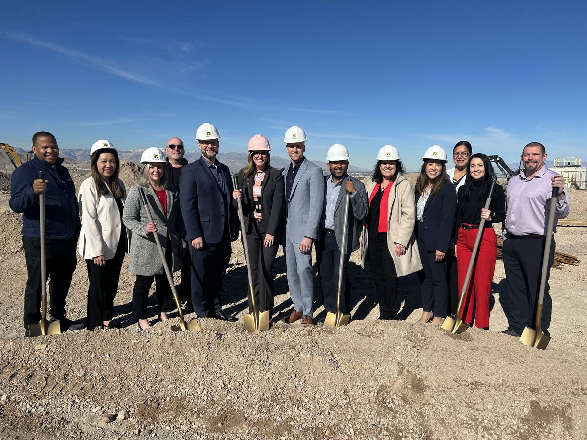 Southern Hills Hospital, part of Sunrise Health System, broke ground on Wednesday for their fou ...
