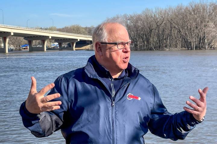 Minnesota Gov. Tim Walz. (Mark Zdechlik/Minnesota Public Radio via AP)