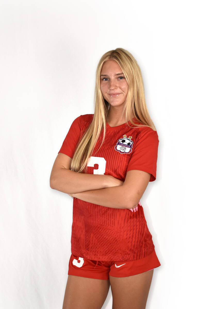 Coronado's Alexandria Milano is a member of the Nevada Preps All-Southern Nevada girls soccer t ...