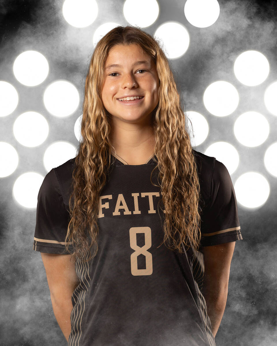 Faith Lutheran's Olivia Stark is a member of the Nevada Preps All-Southern Nevada girls soccer ...