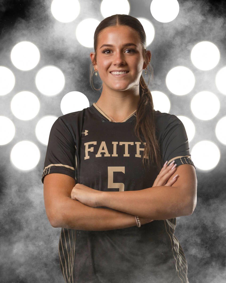 Faith Lutheran's Posie Armstrong is a member of the Nevada Preps All-Southern Nevada girls soc ...