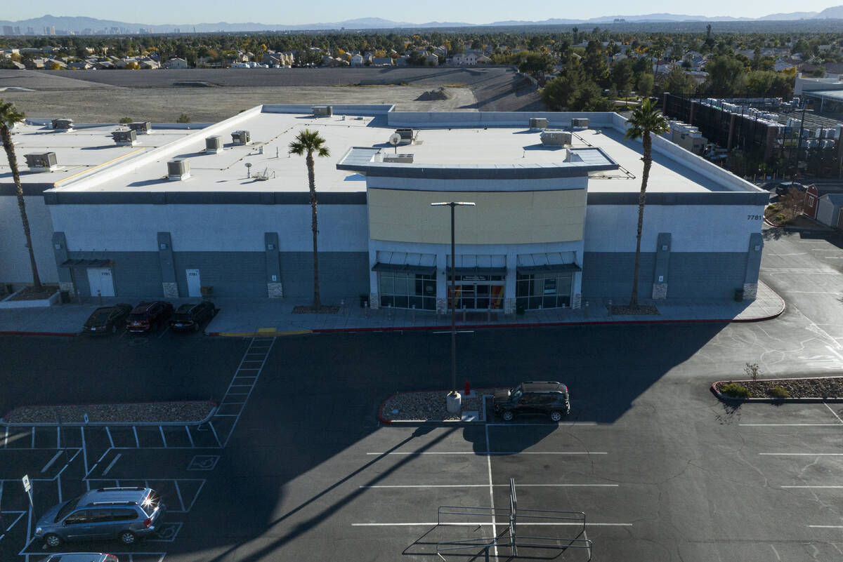 A closed former Big Lots store in northwest is seen on Wednesday, Dec. 10, 2025, in Las Vegas. ...