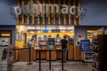 Pharmacy on North Rampart Blvd. on Monday, March 22, 2021. (L.E. Baskow/Las Vegas Review-Journ ...