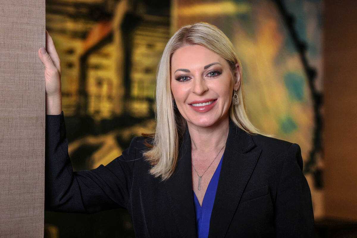 Danielle Casey, the new president and CEO of the Las Vegas Global Economic Alliance Tuesday, Se ...