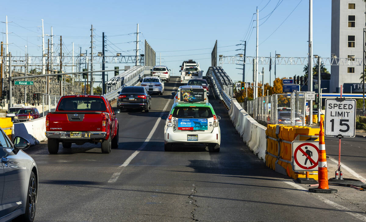 Removal will be starting soon for the temporary Flamingo Bridge erected over South Koval Lane f ...
