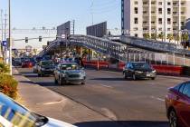 Removal will be starting soon for the temporary Flamingo Bridge erected over South Koval Lane f ...