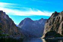 A scene on the Colorado River between Hoover Dam and Willow Beach on Oct. 19, 2025. (Sam Morris ...