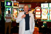 Derek Stevens, co-owner and CEO of Circa, Golden Gate and The D casinos, joined several other L ...