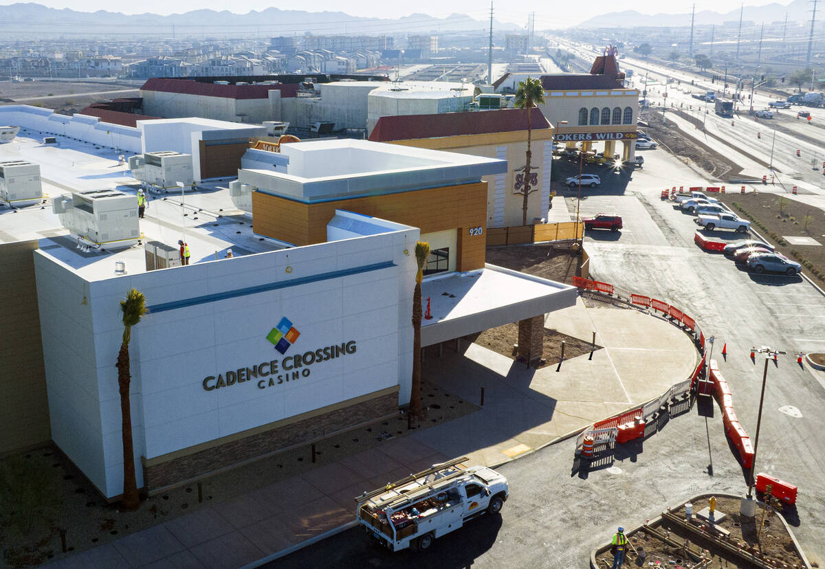 Construction is underway at Cadence Crossing casino, currently occupied by Jokers Wild, on Frid ...