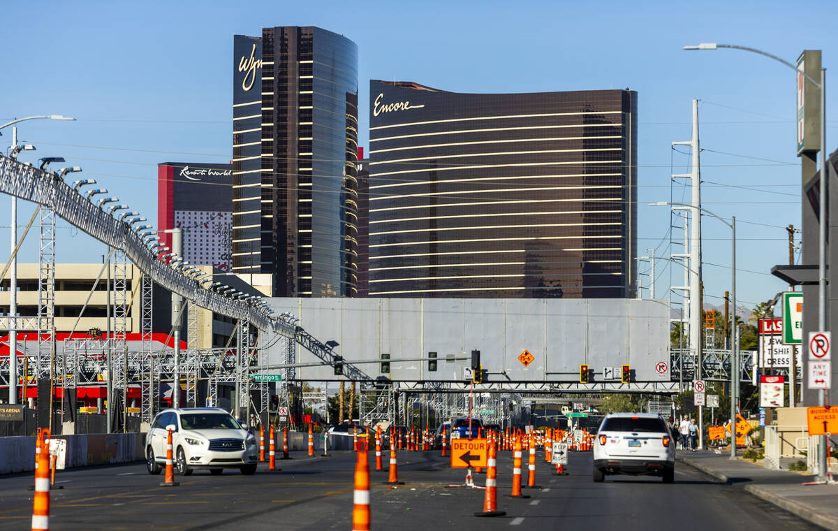 Removal will be starting soon for the temporary Flamingo Bridge erected over South Koval Lane f ...