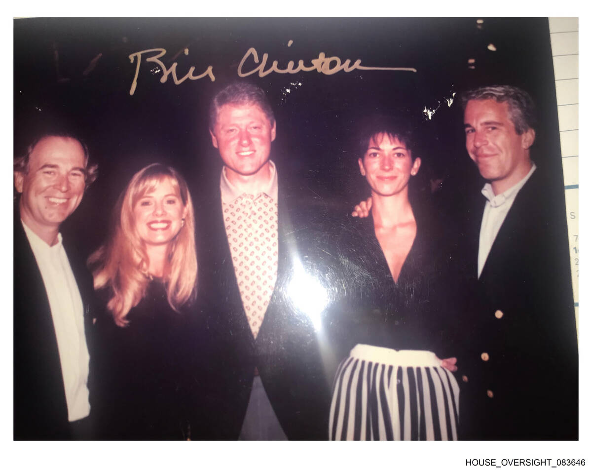 This undated photo released by Democrats on the House Oversight Committee shows former Presiden ...
