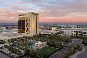 Durango hotel-casino is seen with its new multilevel 2,000-space parking garage. (Courtesy Clin ...