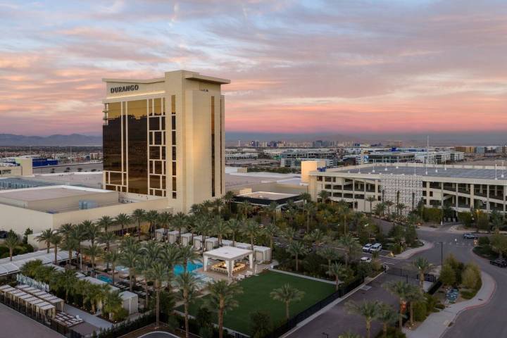 Durango hotel-casino is seen with its new multilevel 2,000-space parking garage. (Courtesy Clin ...