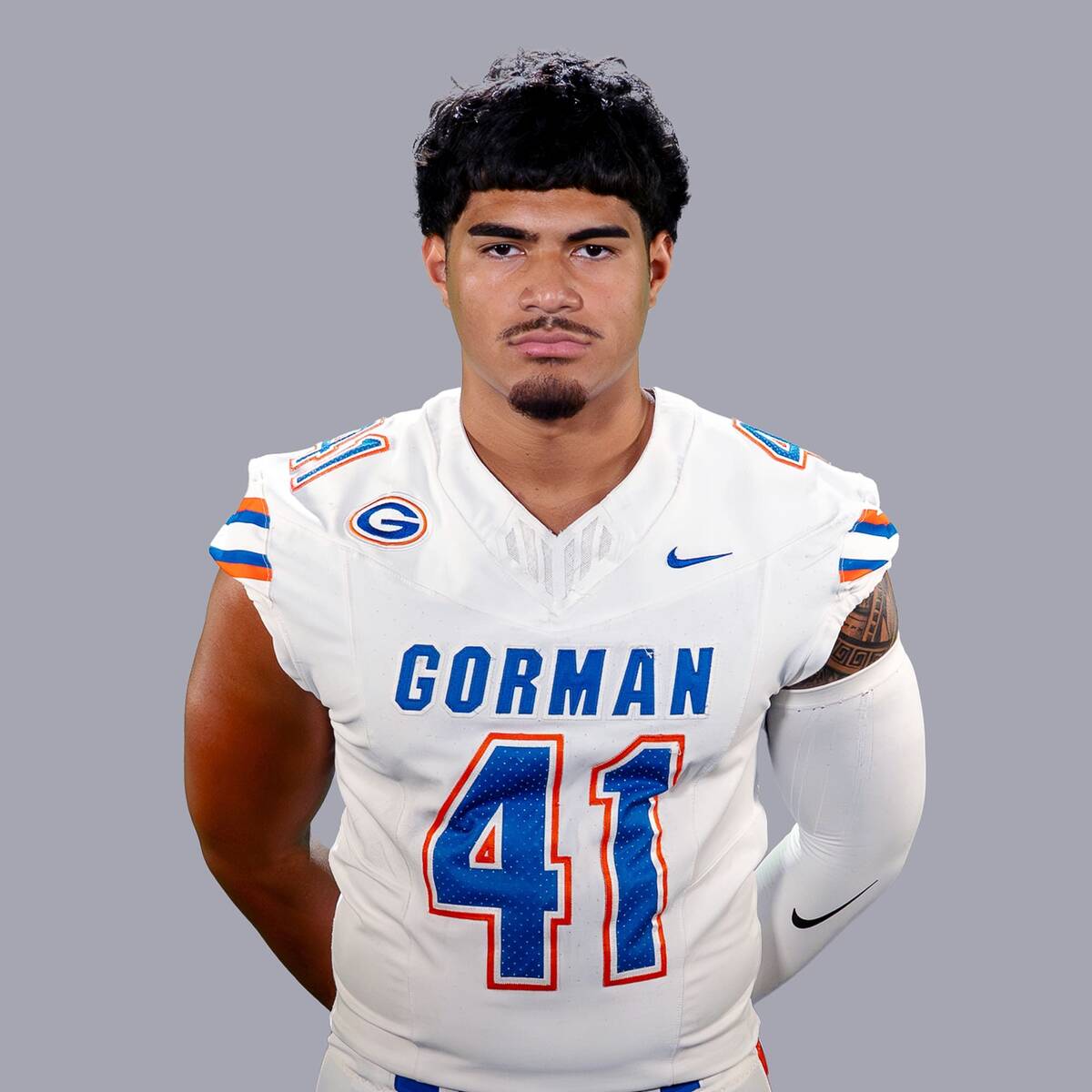 Bishop Gorman's Prince Williams is a member of the Nevada Preps All-Southern Nevada football te ...