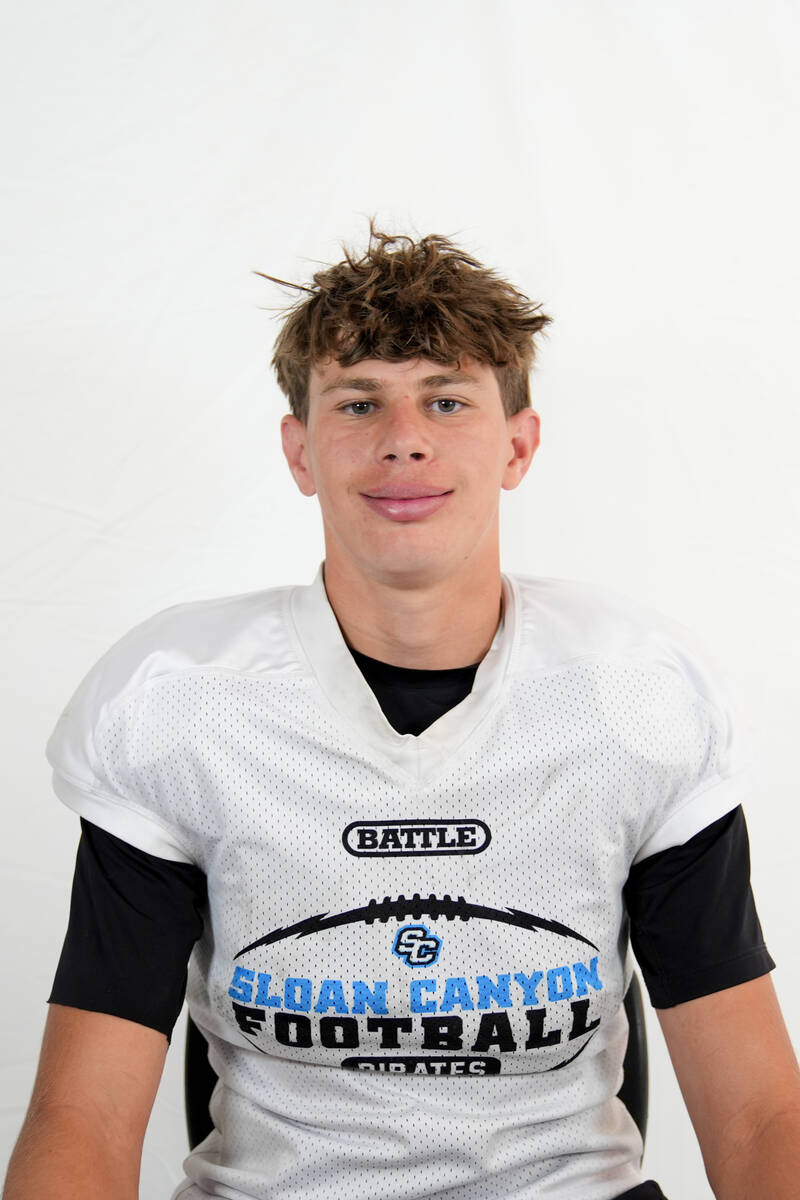 Sloan Canyon's Brandon Quaglio is a member of the Nevada Preps All-Southern Nevada football tea ...