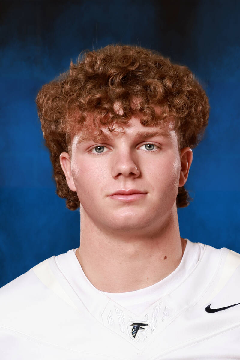 Foothill's Braxton Bonnett is a member of the Nevada Preps All-Southern Nevada football team. ( ...