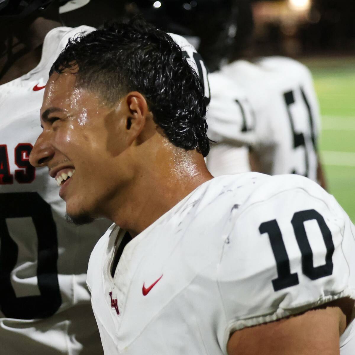 Las Vegas High's Chris Fernandez is a member of the Nevada Preps All-Southern Nevada football t ...