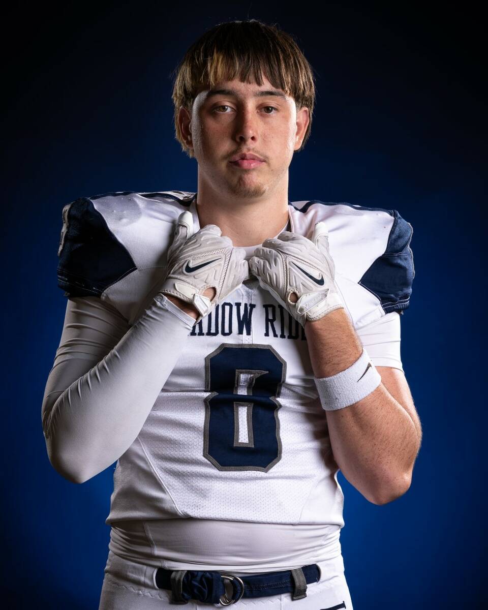 Shadow Ridge's Colton Richter is a member of the Nevada Preps All-Southern Nevada football team ...