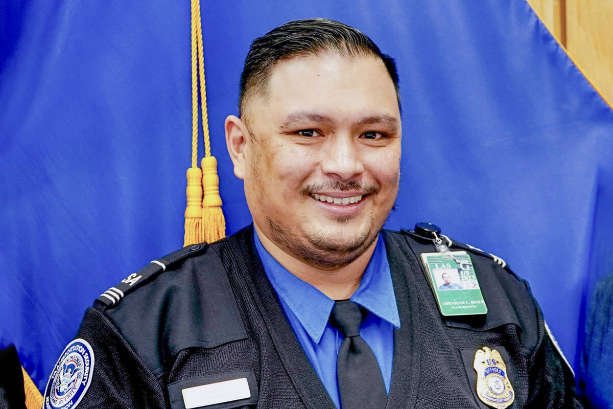 Abraham Ibale died after the motorcycle he was driving was struck by a pickup truck in Las Vega ...