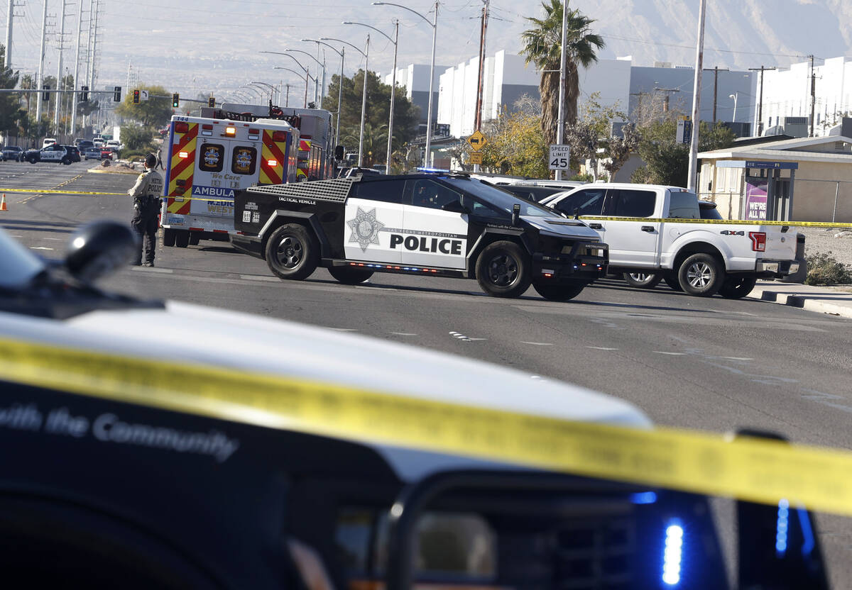 North Las Vegas police is investigating an officer involved shooting near Carey Avenue and Clay ...