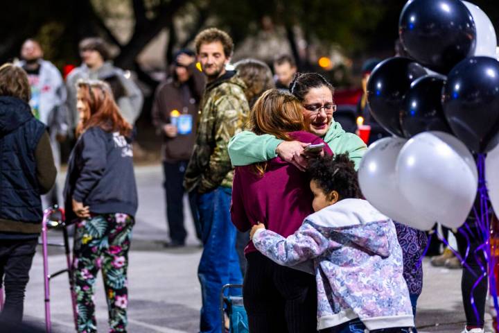 (From top) Mom Renee Riley hugs and cries with girlfriend Alissa Rogers and her daughter Rosely ...