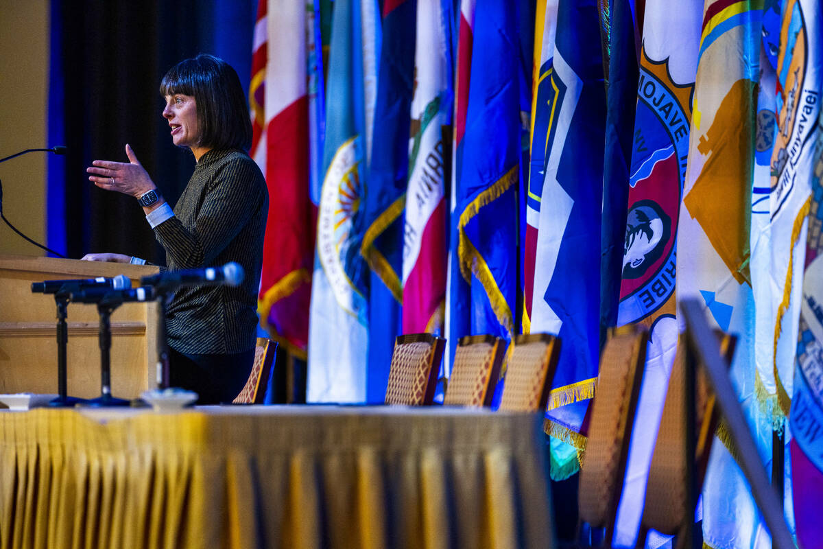 Carly Jerla, senior water resource program manager with the Bureau of Reclamation, talks about ...