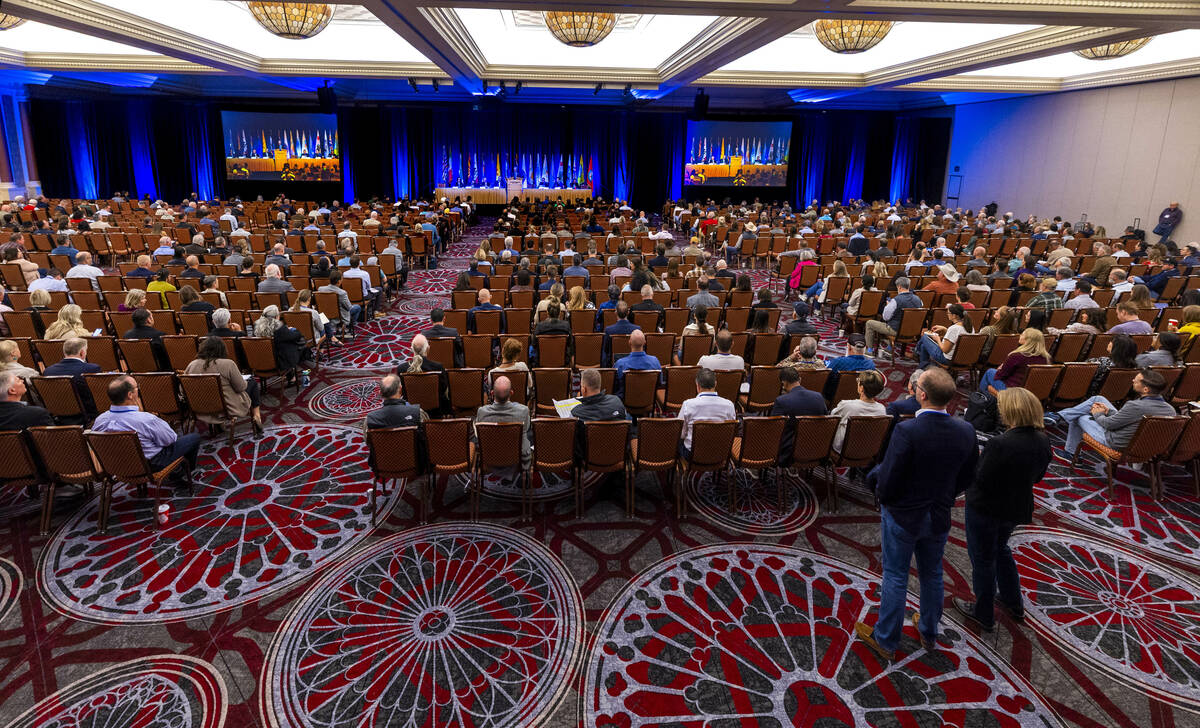 Basin state commissioners offer their perspectives during the Colorado River Water Users Associ ...