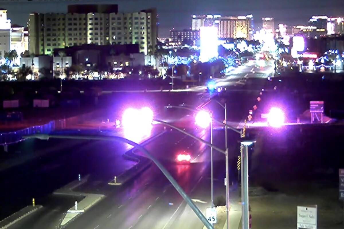 A pedestrian was killed in a hit-and-run crash early Thursday morning in the south Las Vegas Va ...