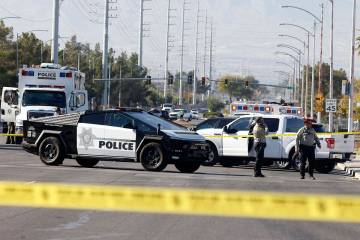 North Las Vegas police is investigation an officer involved shooting near Carey Avenue and Clay ...