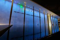 The John F. Kennedy Center Memorial Center for the Performance Arts illuminated as part of the ...