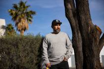 Emanuel Beltran, who is suing the Metropolitan Police Department, poses for a portrait on Thurs ...