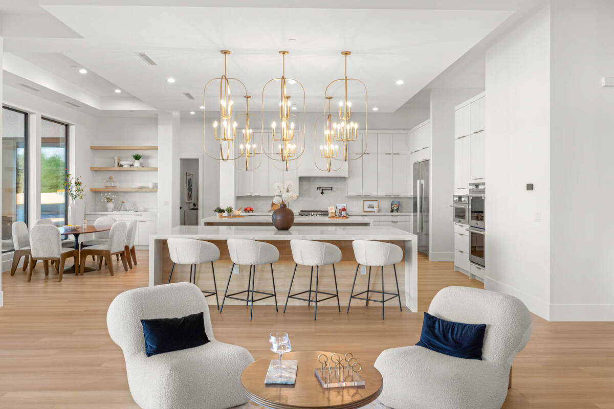 Located at 5855 Saint Ebbes Court, this is the first of eight homes located in the “ultra-pri ...