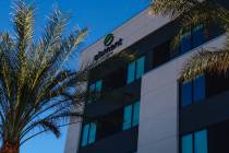 Element Las Vegas Airport, a new hotel in Town Square Las Vegas, is seen on Thursday, Dec. 11, ...