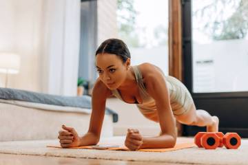 “Planks can build strength quickly because they make your whole body work at once,ȁ ...